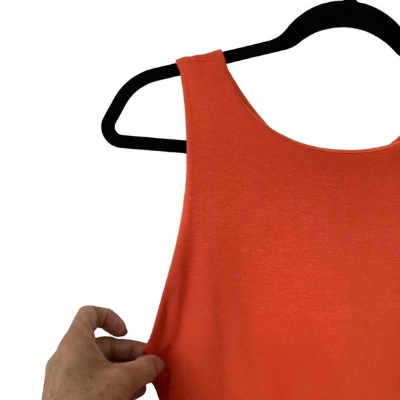 Alice + Olivia Orange Tali Cross Back Bodycon Dress - Picture 9 of 15